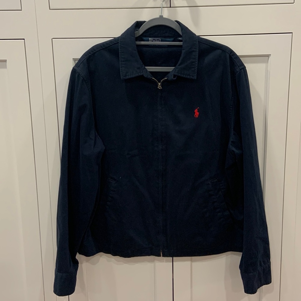 Ralph Lauren Men’s Navy Poplin Jacket